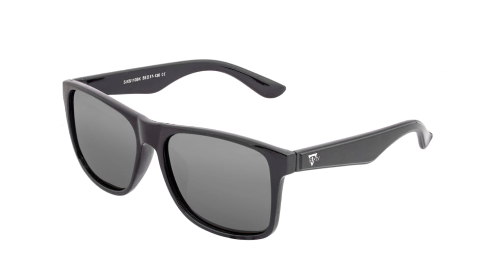 Sixty One Sunglasses Solaro Polarized Sunglasses - Unisex, Black/Black, One Size, SIXS110BK