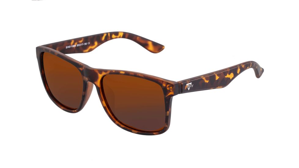 Sixty One Sunglasses Solaro Polarized Sunglasses - Unisex, Tortoise/Brown, One Size, SIXS110BN