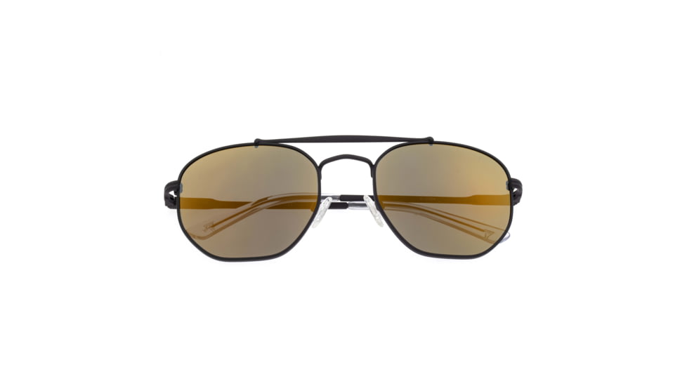 Sixty One Sunglasses Stockton Polarized Sunglasses - Unisex, Black/Gold, One Size, SIXS103BK