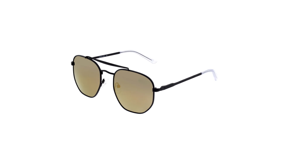 Sixty One Sunglasses Stockton Polarized Sunglasses - Unisex, Black/Gold, One Size, SIXS103BK