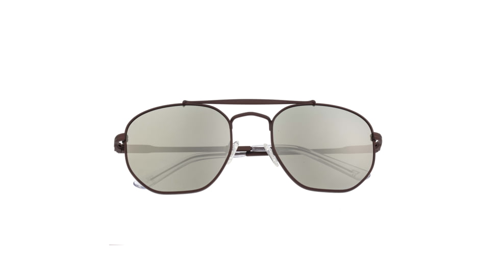 Sixty One Sunglasses Stockton Polarized Sunglasses - Unisex, Brown/Silver, One Size, SIXS103BN