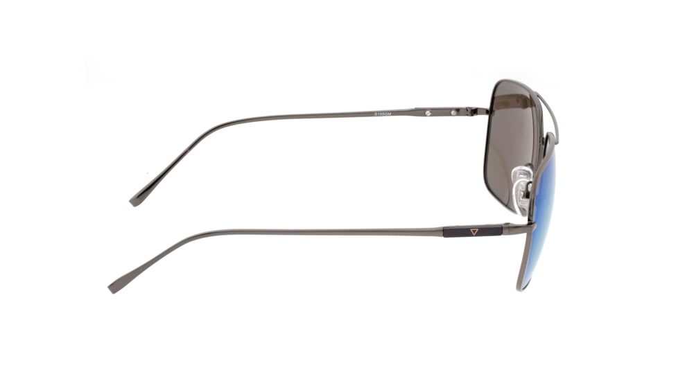 Sixty One Sunglasses Teewah Polarized Sunglasses - Unisex, Gunmetal/Blue-Green, One Size, SIXS105GM