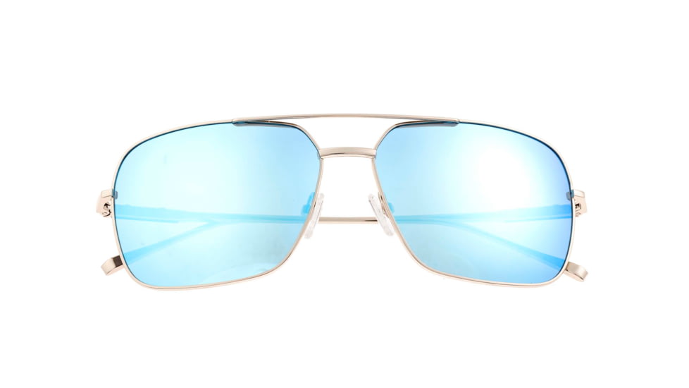Sixty One Sunglasses Teewah Polarized Sunglasses - Unisex, Silver/Celeste, One Size, SIXS105SL