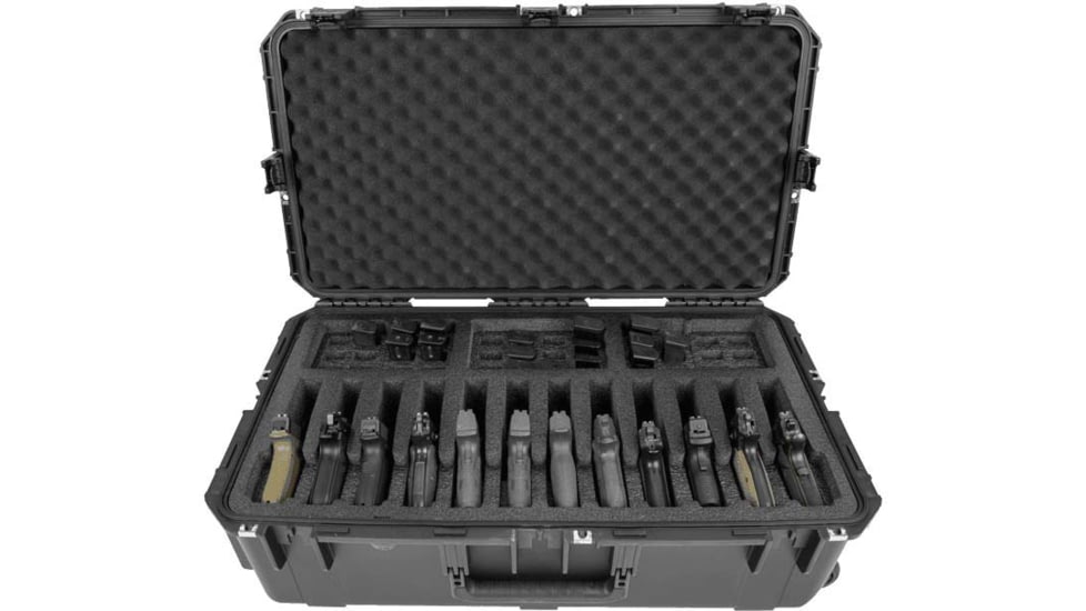 SKB Cases 2015-10 Eight Handgun Case, Black, 3i-3016-10B-M