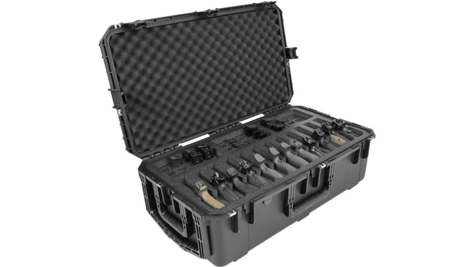 SKB Cases 2015-10 Eight Handgun Case, Black, 3i-3016-10B-M