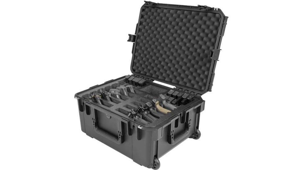 SKB Cases 2217-10 10-Handgun Case, Black, 3i-2217-10B-M