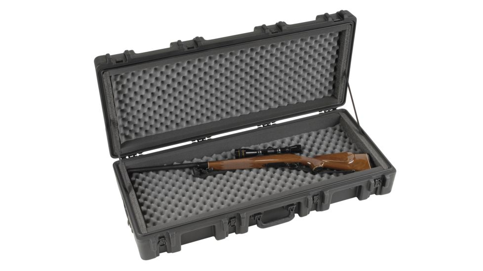 SKB Cases 2R Roto Mil-Std Waterproof Case 8 Deep w/ Wheels &amp; Tow Handle (Black, w/ Foam) 44-1/4 x 17-1/2 x 8 2R4417-8B