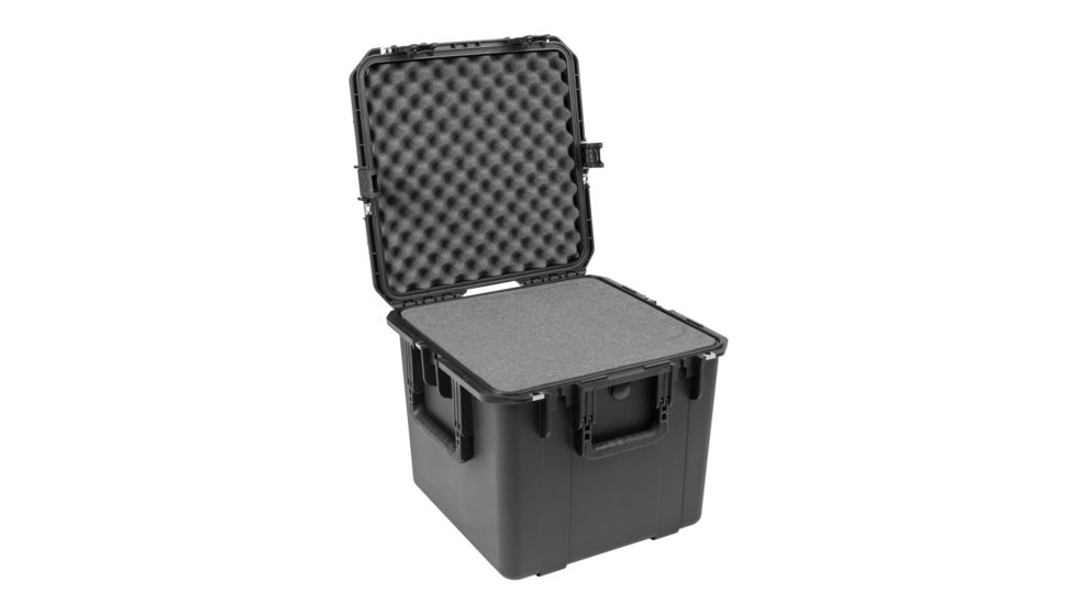 SKB Cases Seres Injecton Molded Ml-Standard Waterproof - Case 17inx17inx16in W/Cubed Foam, 3I-1717-16BC