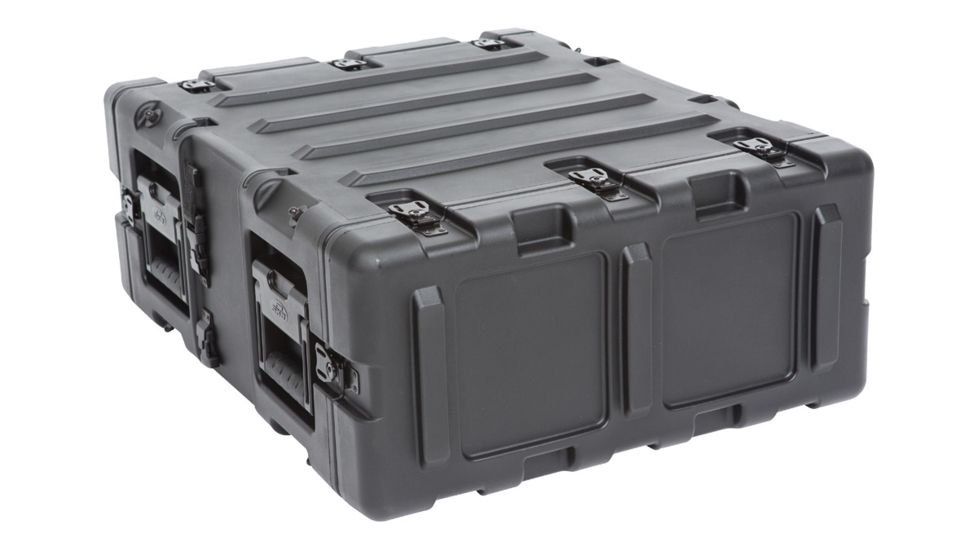SKB Cases 3U Removable Shock Rack, Rackable Depth 20in, Black, 24in x 19in x 5.25in 3RR-3U20-22B