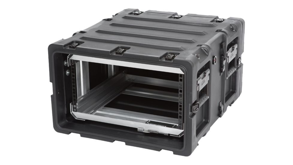 SKB Cases 5U Removable Shock Rack, Rackable Depth 20in, Black, 24in x 19in x 8.75in 3RR-5U20-22B
