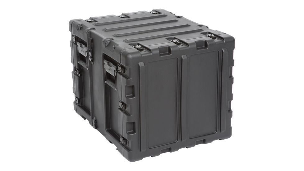 SKB Cases 9U Removable Shock Rack, Rackable Depth 20in, Black, 24in x 19in x 15.75in 3RR-9U20-22B