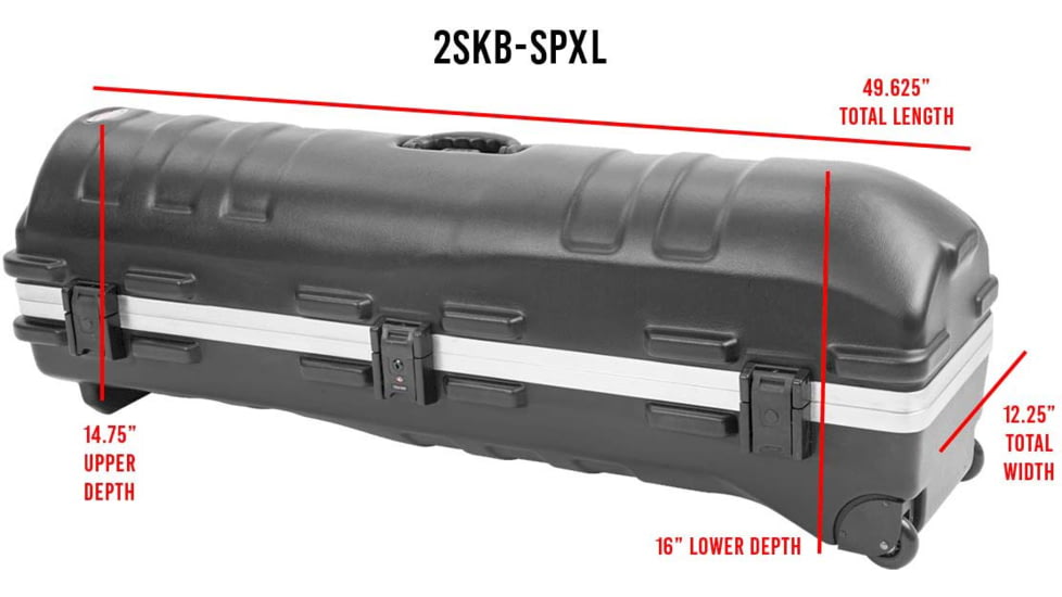 SKB Cases ATA Staff Pro Travel Case, XL, Black, 2SKB-SPXL