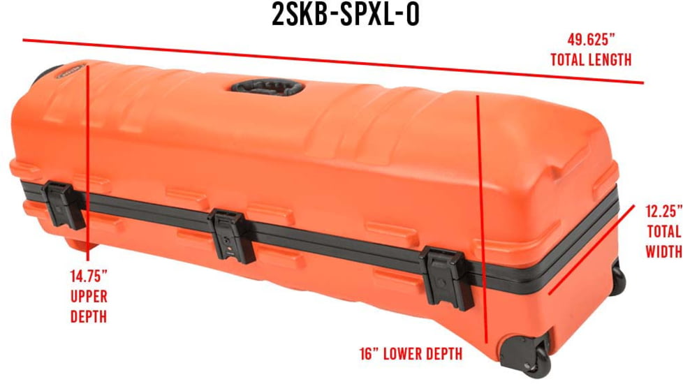 SKB Cases ATA Staff Pro Travel Case, XL, Orange, 2SKB-SPXL-O
