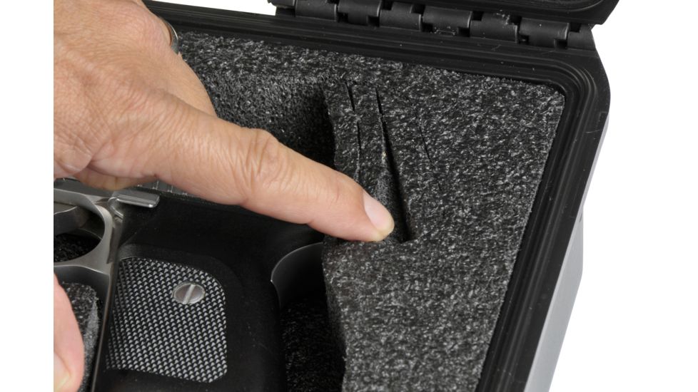 SKB Cases iSeries 1006 Mil-Spec Pistol Case,11.72x8x3.86in,Black 3i-1006-SP