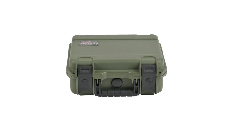 SKB Cases iSeries 1209 Mil-Spec Pistol Case Military Green, 14 x 12 x 6 1/4 3i-1209-4M-L