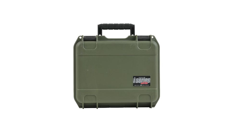 SKB Cases iSeries 1209 Mil-Spec Pistol Case Military Green, 14 x 12 x 6 1/4 3i-1209-4M-L