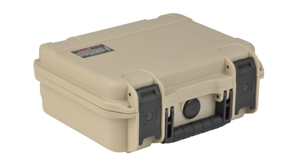 SKB Cases iSeries 1209 Mil-Spec Pistol Case Tan, 14 x 12 x 6 1/4 3i-1209-4T-L