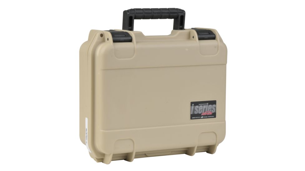 SKB Cases iSeries 1209 Mil-Spec Pistol Case Tan, 14 x 12 x 6 1/4 3i-1209-4T-L