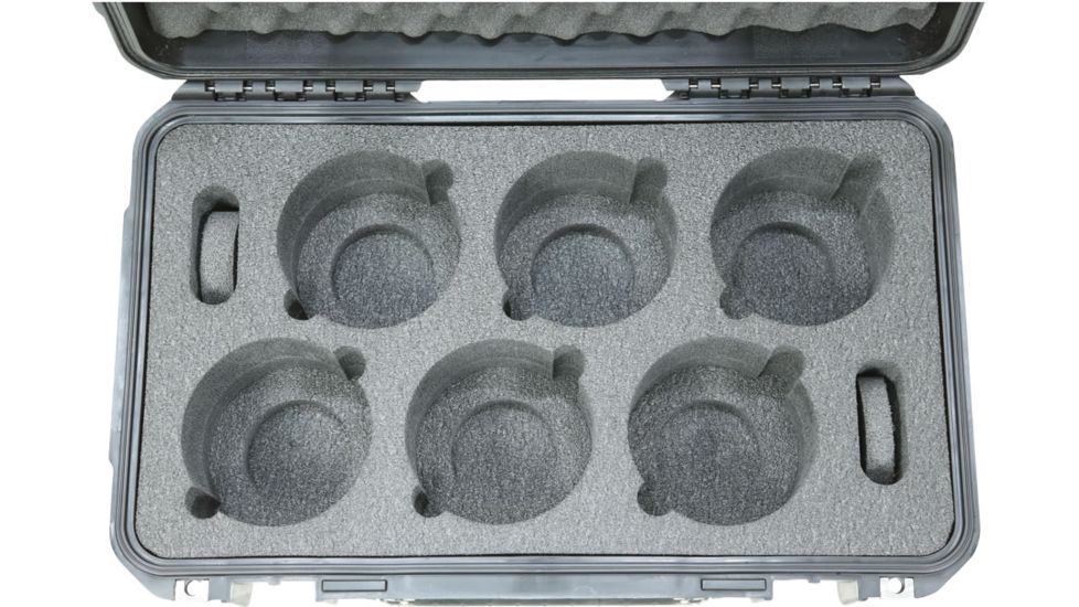 SKB Cases iSeries 2011 Waterproof Lens Case, Black, 22 1/4 in. x 14 1/2 in. x 9 1/2 in. 3I-20118LENS