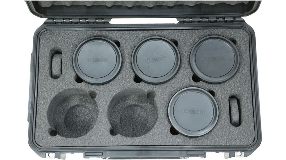 SKB Cases iSeries 2011 Waterproof Lens Case, Black, 22 1/4 in. x 14 1/2 in. x 9 1/2 in. 3I-20118LENS