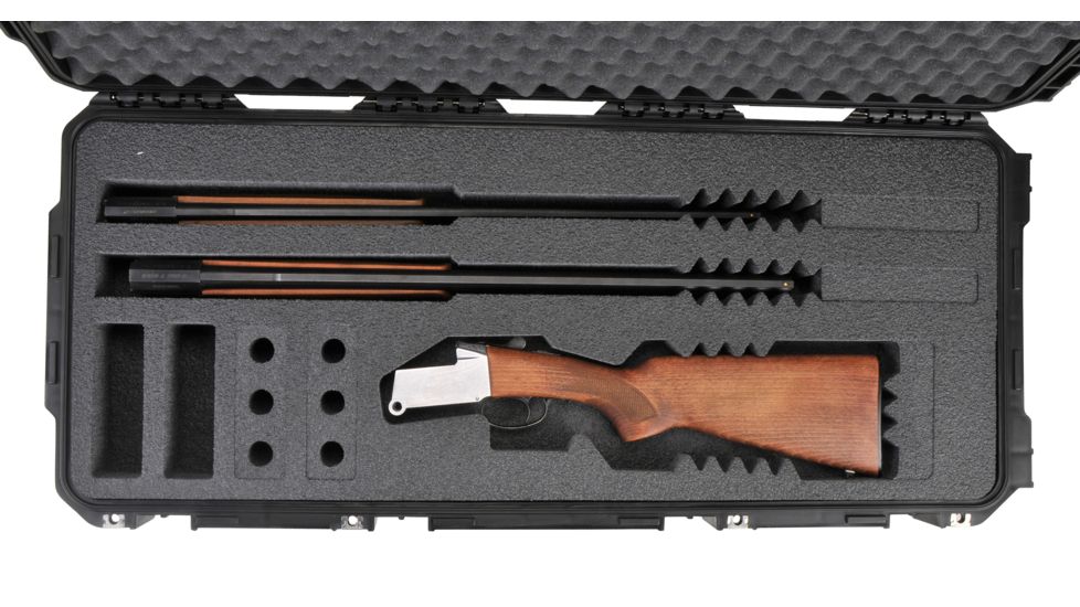 SKB Cases iSeries 3614 Custom Breakdown Shotgun Case, Black, 39 3/4 x 17 3/4 x 7 1/2 3i-3614-CB