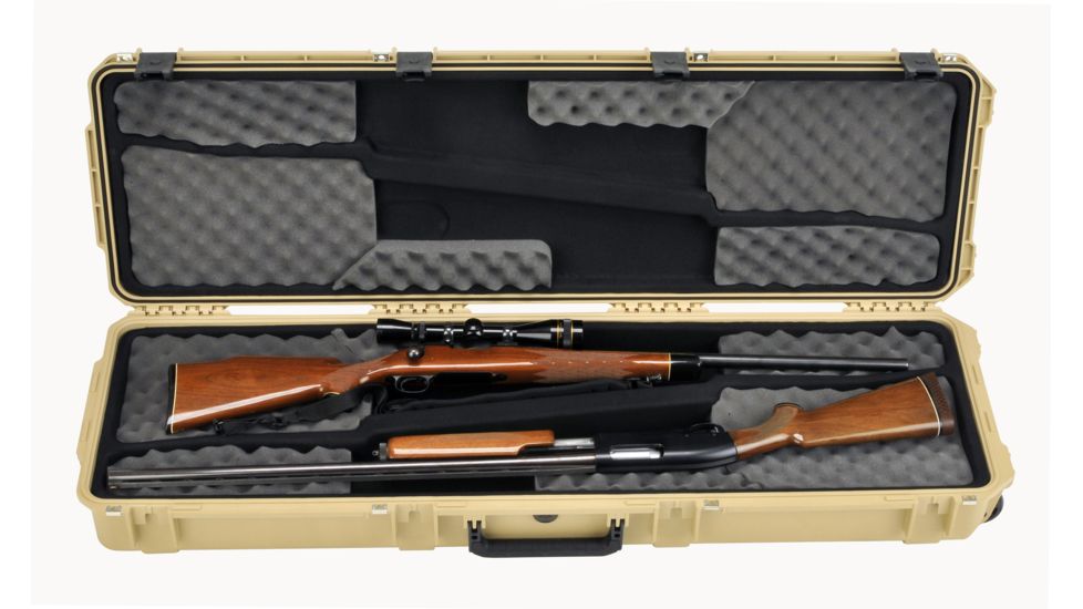SKB Cases iSeries 5014 Double Rifle Case, Tan, 53 1/8 x 17 1/4 x 7 3i-5014-DR-T