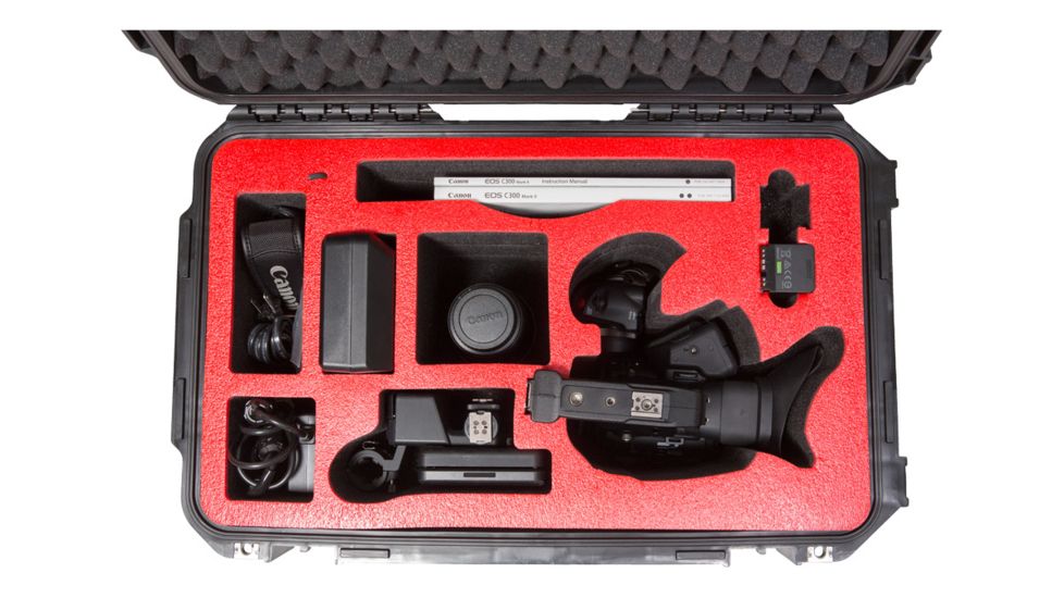 SKB Cases iSeries Case for Canon C300 MKII Camera, Black, 24.18in x 15.52in x 13.65in 3i-221312CAN