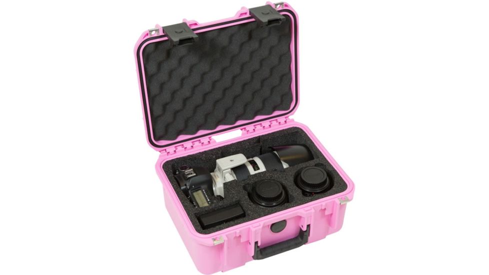 SKB Cases iSeries DSLR Pro Camera Case, Pink, 14 7/8 in. x 12 in. x 7 3/8 in. 3I-13096SLRP