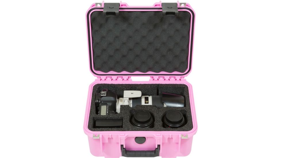 SKB Cases iSeries DSLR Pro Camera Case, Pink, 14 7/8 in. x 12 in. x 7 3/8 in. 3I-13096SLRP