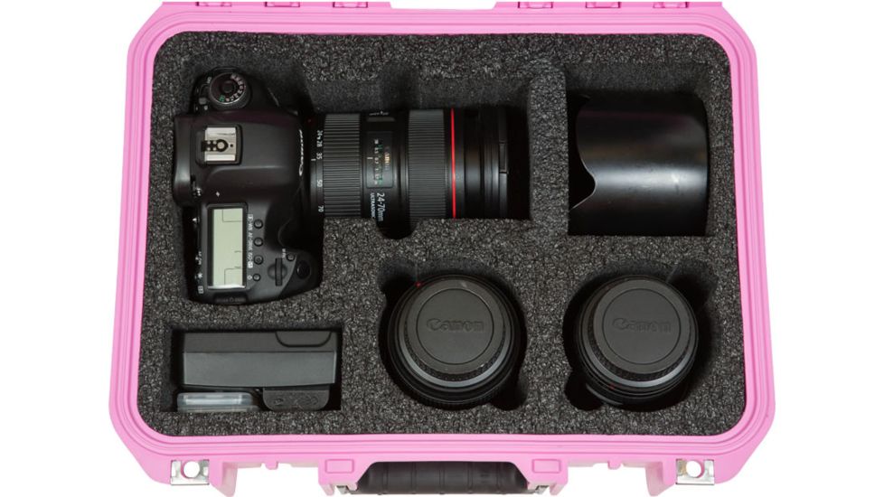 SKB Cases iSeries DSLR Pro Camera Case, Pink, 14 7/8 in. x 12 in. x 7 3/8 in. 3I-13096SLRP