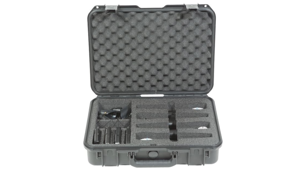 SKB Cases iSeries Injection Molded Case for 4 Wireless Mic Systems, Black 3i-1813-5WMC