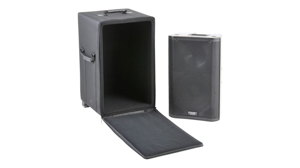SKB Cases Large Rolling Powered Speaker/Mixer Soft Case,21.25x12.50x13.25in,Black 1SKB-SCPM2
