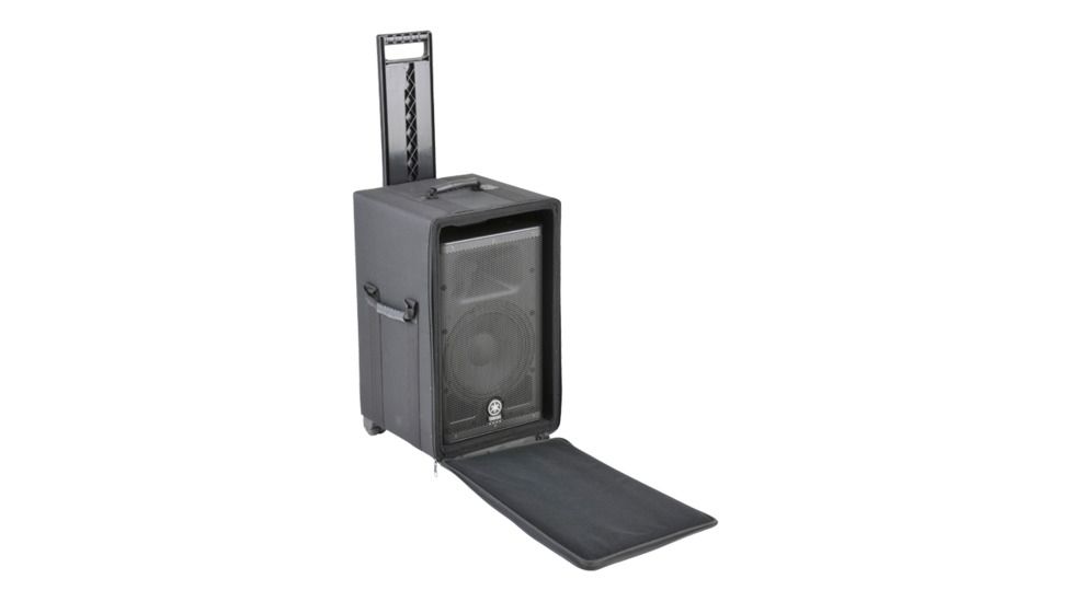 SKB Cases Large Rolling Powered Speaker/Mixer Soft Case,21.25x12.50x13.25in,Black 1SKB-SCPM2
