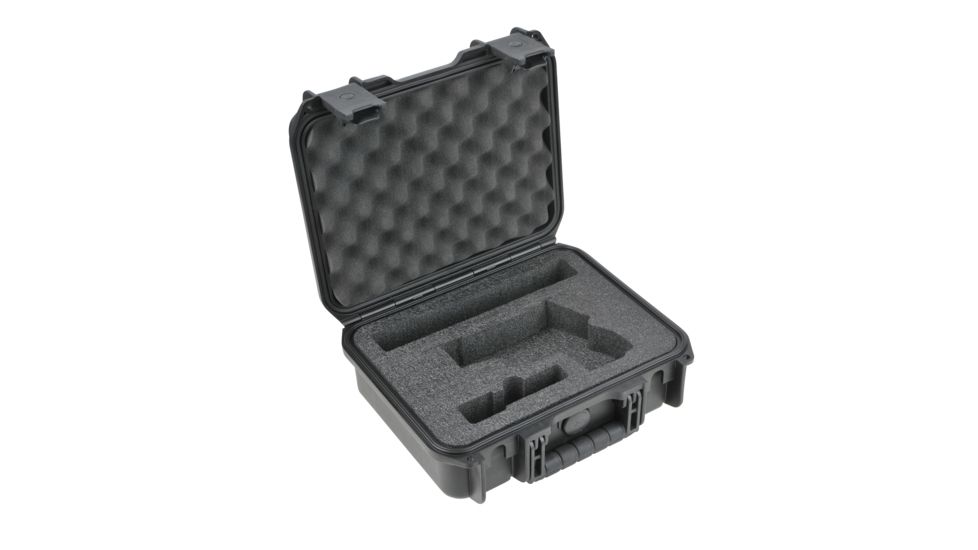 SKB Cases Medium Pistol case with Customizable foam, Black, 14 x 12 x 6 1/4 3i-1209-SP
