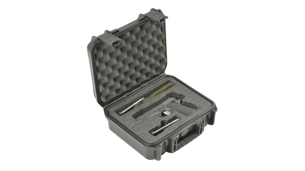 SKB Cases 1209 Custom Single Pistol Case, Large, 3i-1209-SP