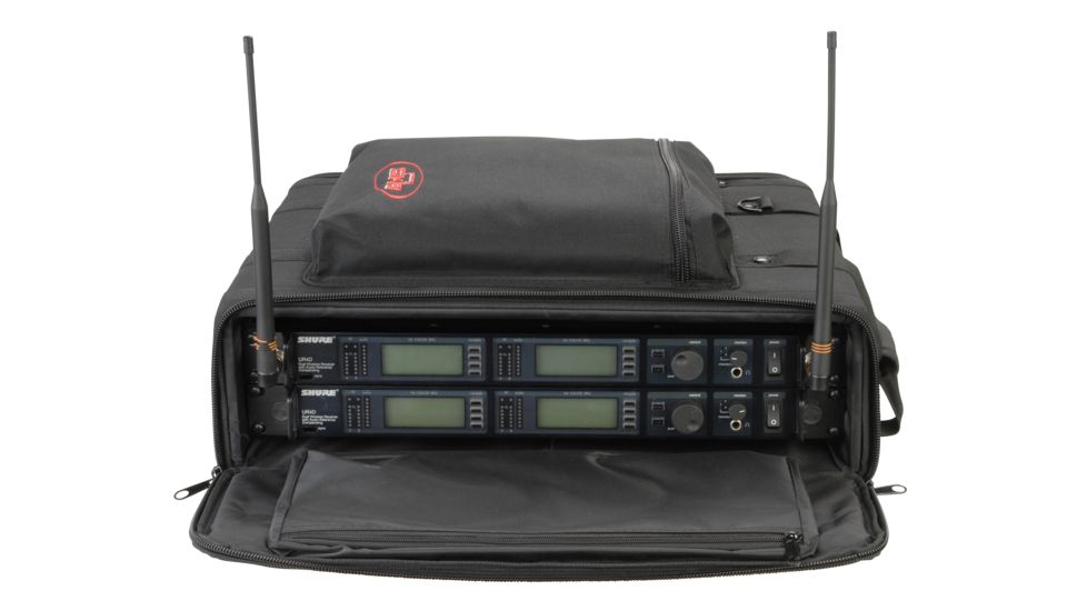 SKB Cases Rotationally Formed 19inx2U Case, Black, 1SKB-SC192U