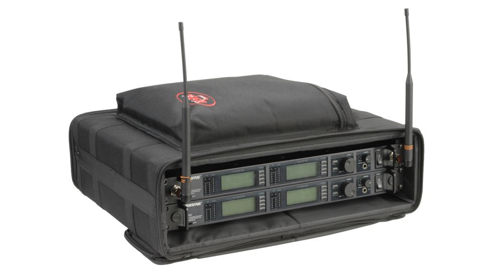 SKB Cases Rotationally Formed 19inx2U Case, Black, 1SKB-SC192U