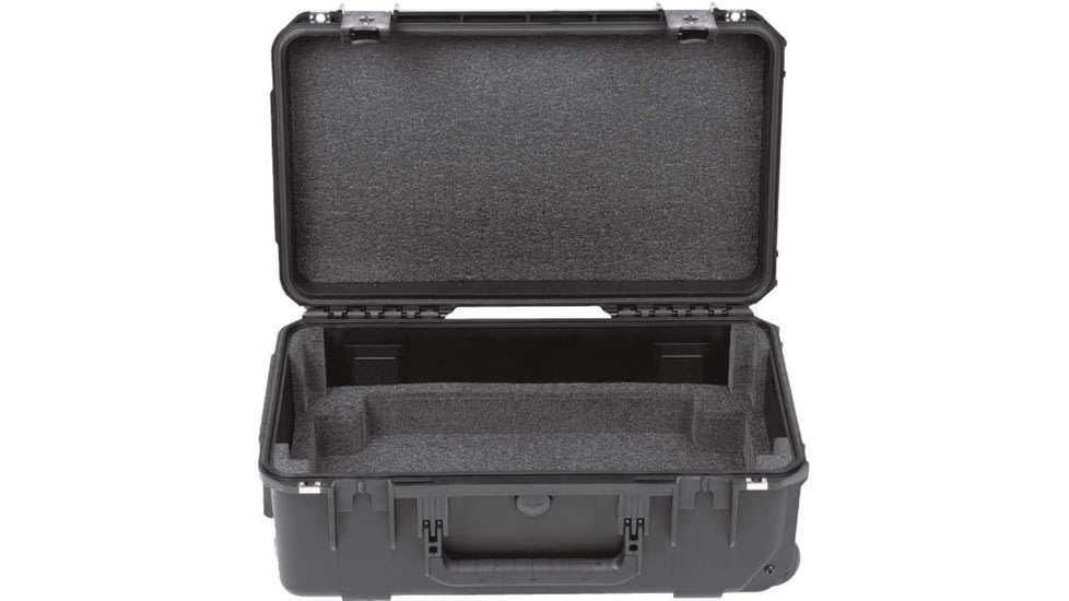 SKB Cases Seres Case W/Removeable 2U Injecton Molded 9in Deep Rack Cage, Carry-On Sze, Tsa Latches, Wheels, 3I-2011M72U