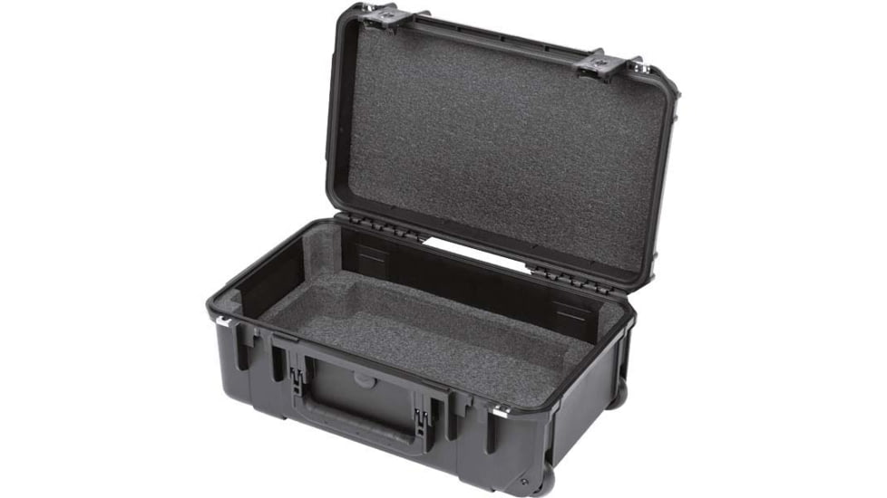 SKB Cases Seres Case W/Removeable 2U Injecton Molded 9in Deep Rack Cage, Carry-On Sze, Tsa Latches, Wheels, 3I-2011M72U