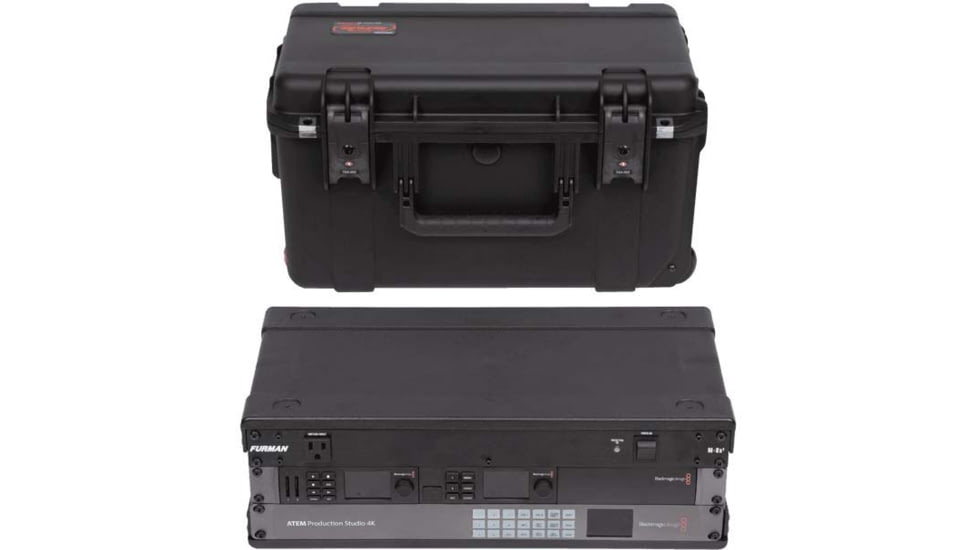 SKB Cases Seres Case W/Removeable 3U Injecton Molded 9in Deep Rack Cage, Tsa Latches, Wheels, 3I-2011M103U