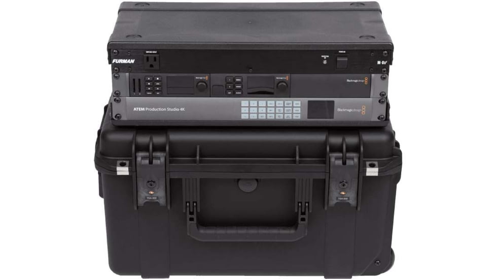 SKB Cases Seres Case W/Removeable 3U Injecton Molded 9in Deep Rack Cage, Tsa Latches, Wheels, 3I-2011M103U