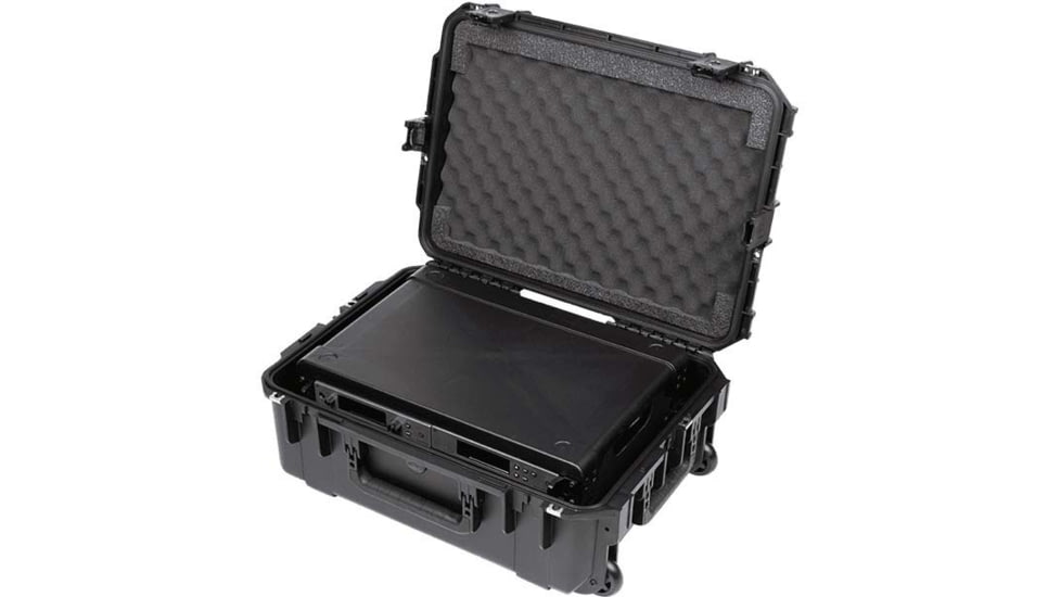 SKB Cases Seres Case Wth Removeable 2U Injecton Molded 13in Deep Rack Cage, Tsa Latches, Wheels, 3I-2215M82U