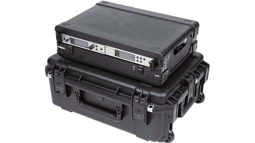 SKB Cases Seres Case Wth Removeable 2U Injecton Molded 13in Deep Rack Cage, Tsa Latches, Wheels, 3I-2215M82U