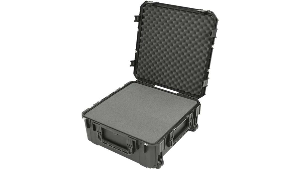 SKB Cases Seres Injecton Molded Ml-Standard Waterproof - Case 24inx24inx10in W/Wheels, Cubed Foam, 3I-2424-10BC