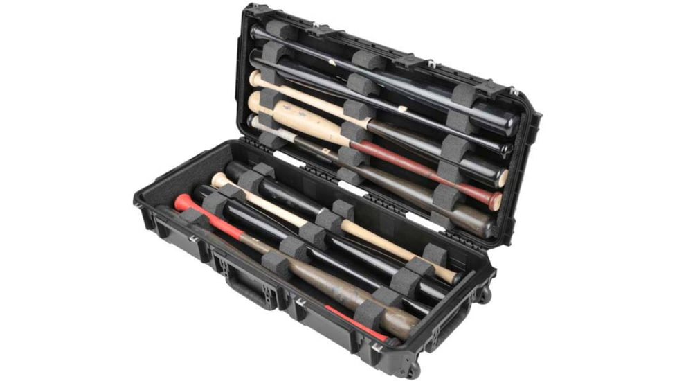 SKB Cases Series 3614-6 Baseball Bat Case, 10 Bat, Black, 3i3614-6-003