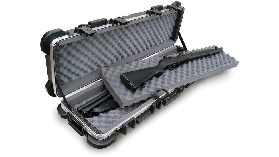 SKB Cases Short 40in Double Rifle Case, Black w/Wheels, Stackable - 2SKB-4009