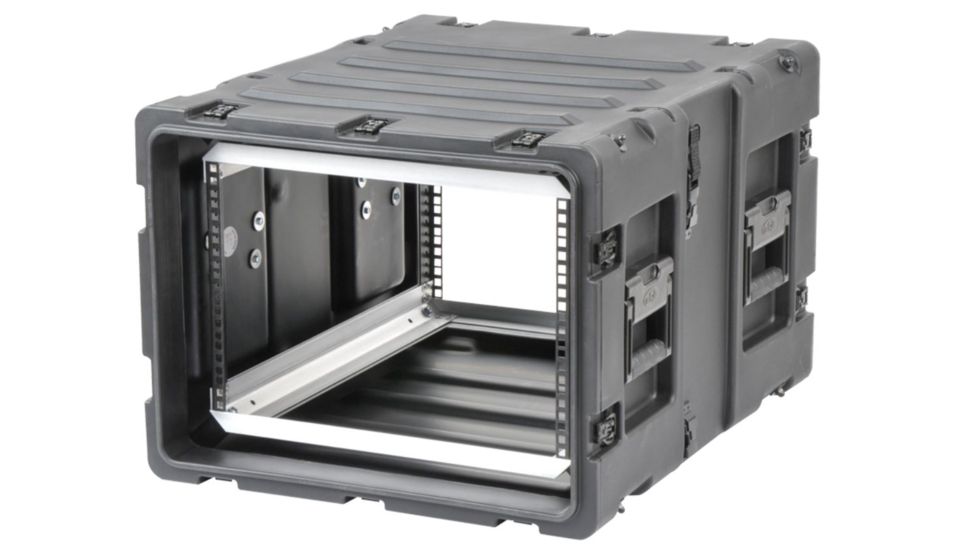 SKB Cases Static Shock Rack Sysytem, Black, 19in rackable x 24in deep x 12 1/4in high 3RS-7U24-25B