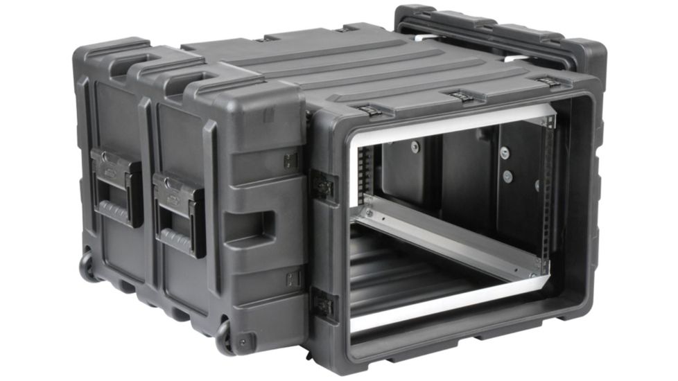 SKB Cases Static Shock Rack Sysytem, Black, 19in rackable x 24in deep x 12 1/4in high 3RS-7U24-25B