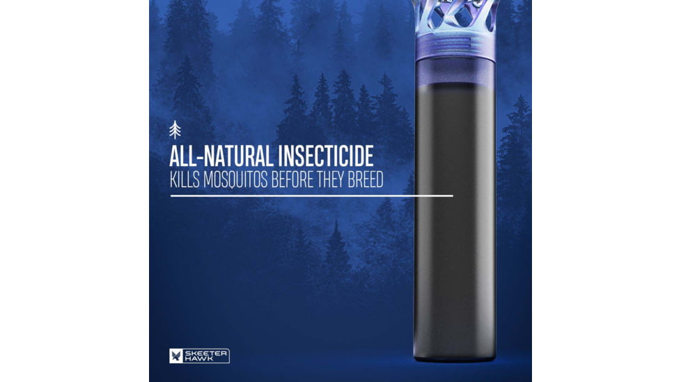 SKEETER HAWK Backyard Mosquito Bait Station, 2 Pack, Black, SKE-TUB-0001