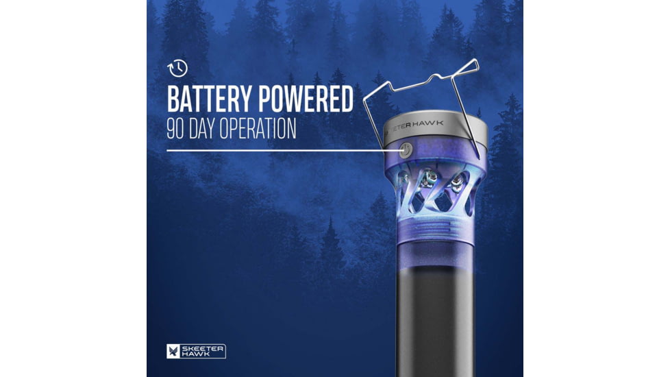 SKEETER HAWK Backyard Mosquito Bait Station, 2 Pack, Black, SKE-TUB-0001